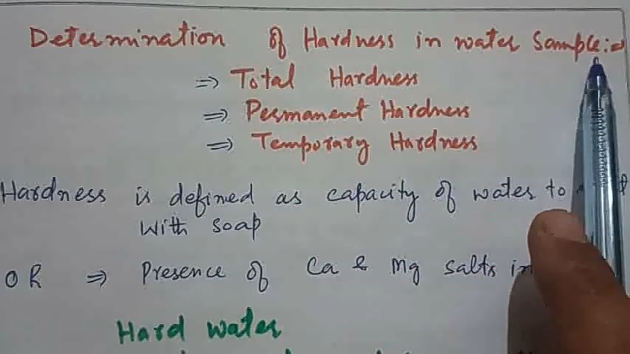 Determination of Hardness in Water Sample| Complexometric titration| Total Hardness,Temporary