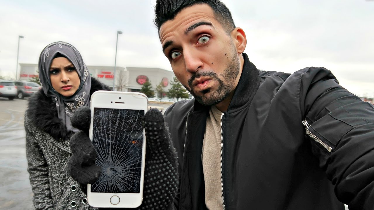 Я РАЗБИЛ ЕЕ iPhone (розыгрыш)