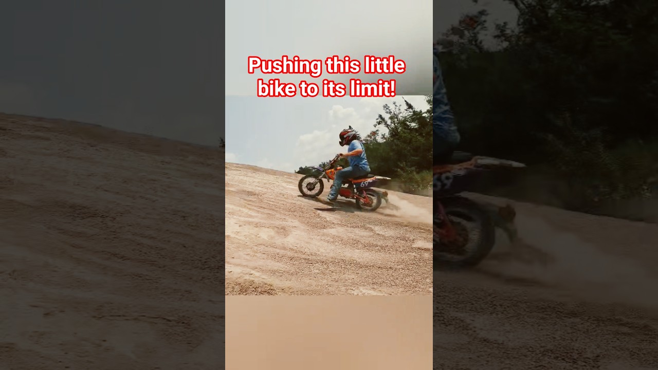 Crazy Pitbike Hill Climb Attempt 1 #crf70 #pitbike #minibike
