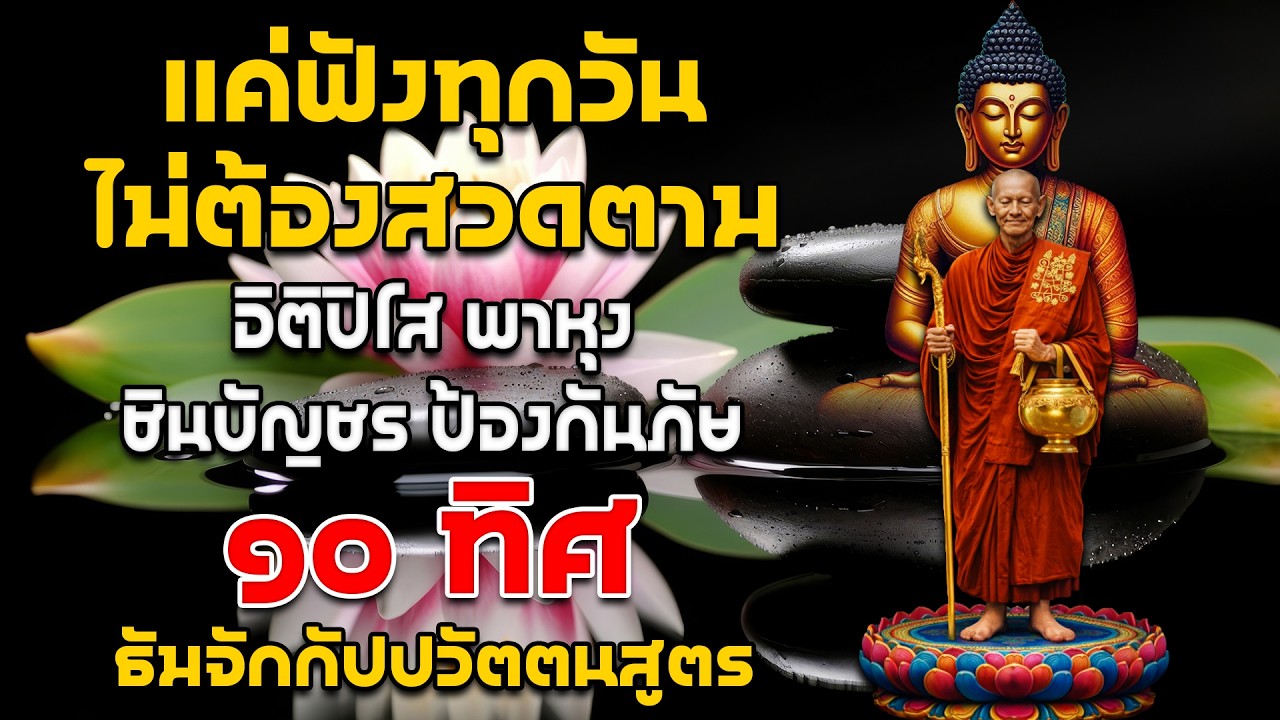 อิติปิโส พาหุง ชินบัญชร ป้องกันภัย ๑๐ ทิศ || มหาเมตตาใหญ่ ยอดพระกัณฑ์ไตรปิฎก ธัมจักกัปปวัตตนสูตร