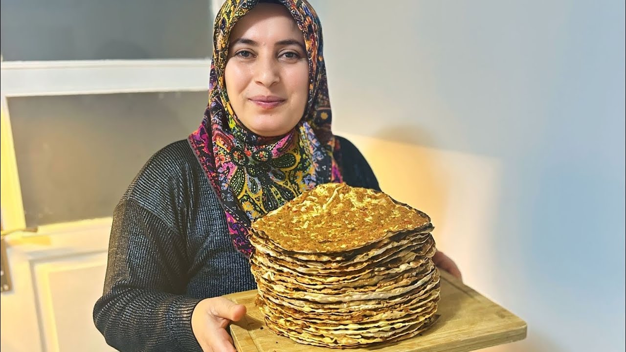 👉❗️MAYA YOK❗️10 DADİKADA ÇITIR ÇITIR LAHMACUN NASIL YAPILIR💯  #lahmacunTARİFİ 