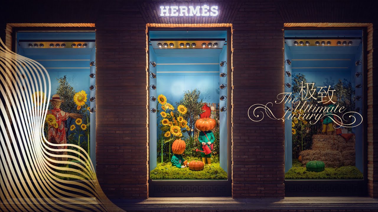 Window Display | Autumn Windows of Hermès Maison in Shanghai 2019