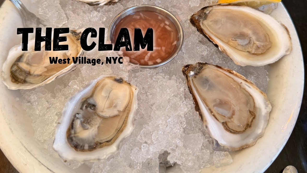 NYC Oysters: Eating at The Clam