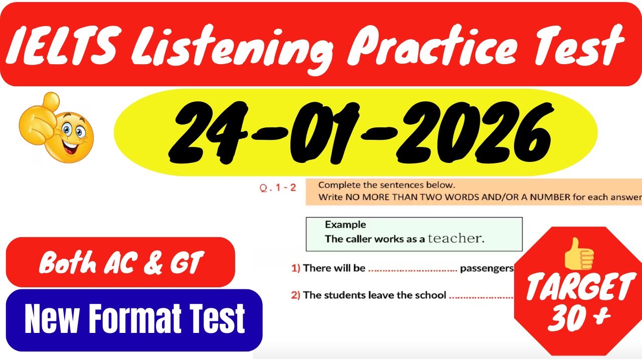 IELTS LISTENING TEST 2026 | IELTS LISTENING PRACTICE TEST WITH ANSWERS 2026