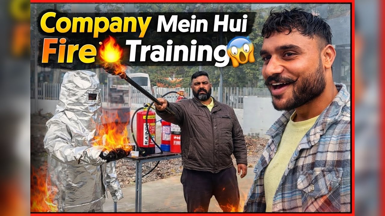 Company Mein Hui Fire🔥 Training😱