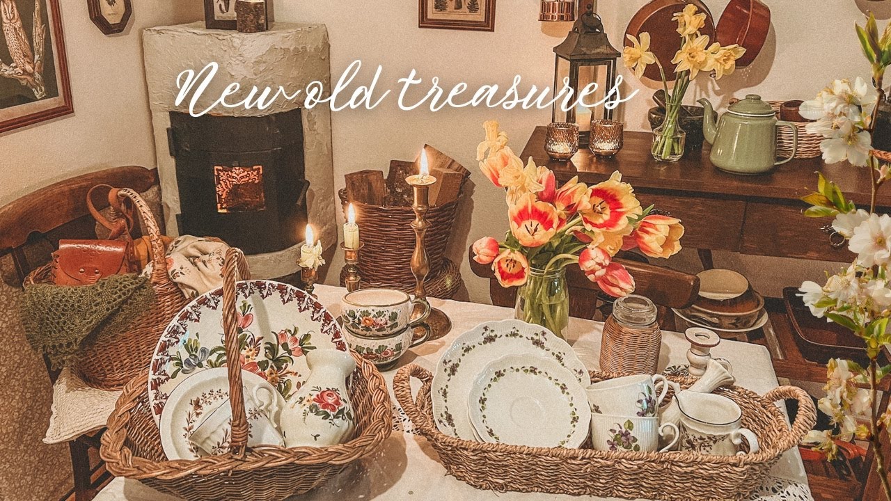Cottagecore finds that bring me joy and make living alone easier 🧺🌷 A cosy day between seasons