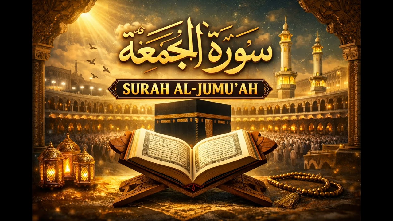 Surah Al Jumuah Full | Beautiful Quran Recitation | Surah Jummah HD Arabic Text | Friday Special 