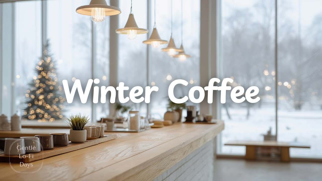 Winter Coffee ☕️❄️[chill acoustic, lofi mix] calm music playlist for study, work, relax