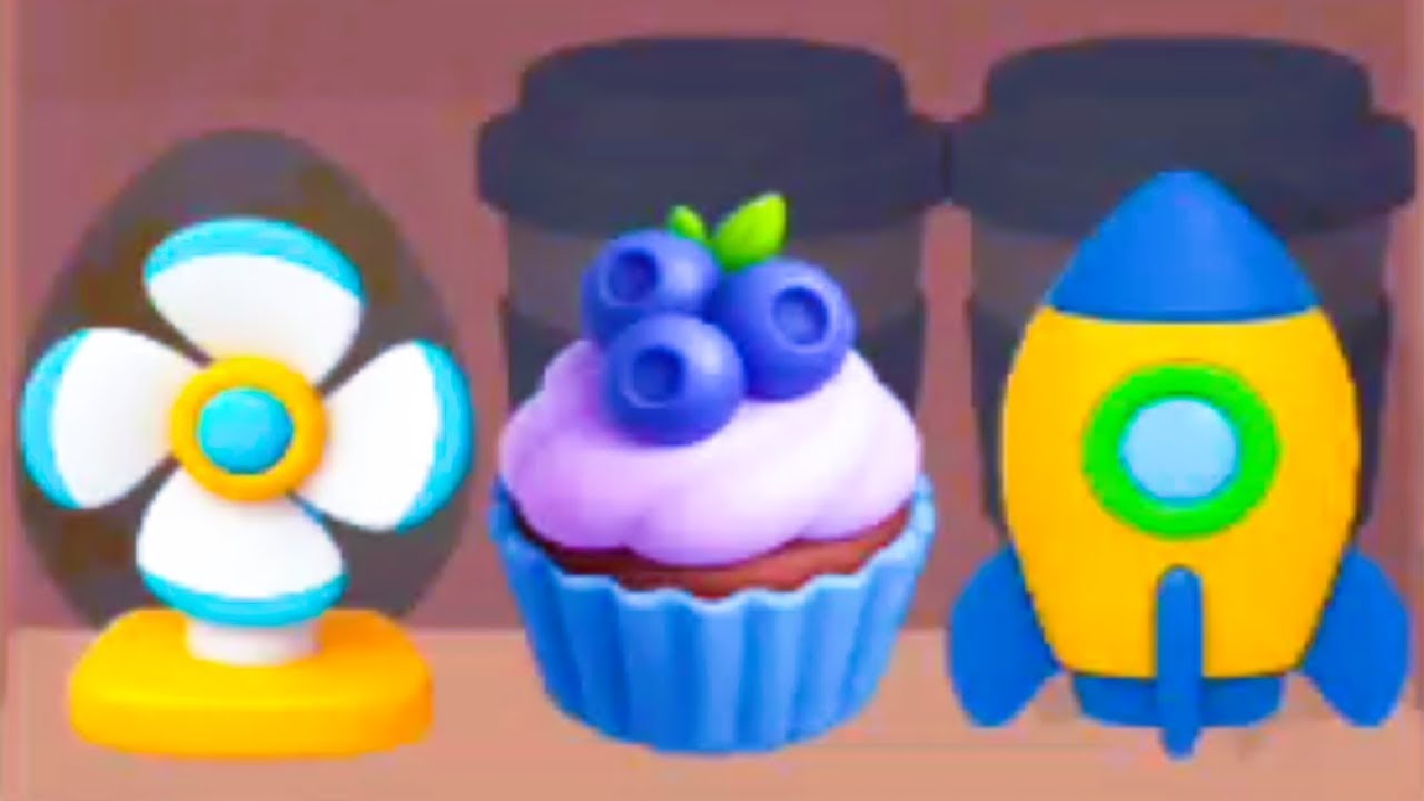 🧁 Goods Sorting: Triple Match 3D 🚀 GAMEPLAY Levels 1-8 (Android, iOS)