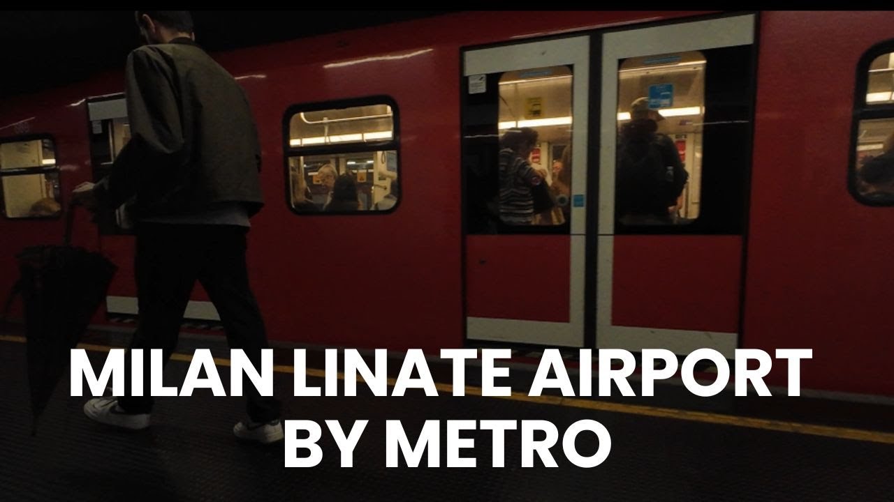 Milan Linate Airport to City Centre by Metro | 4K Travel Guide (LIN)