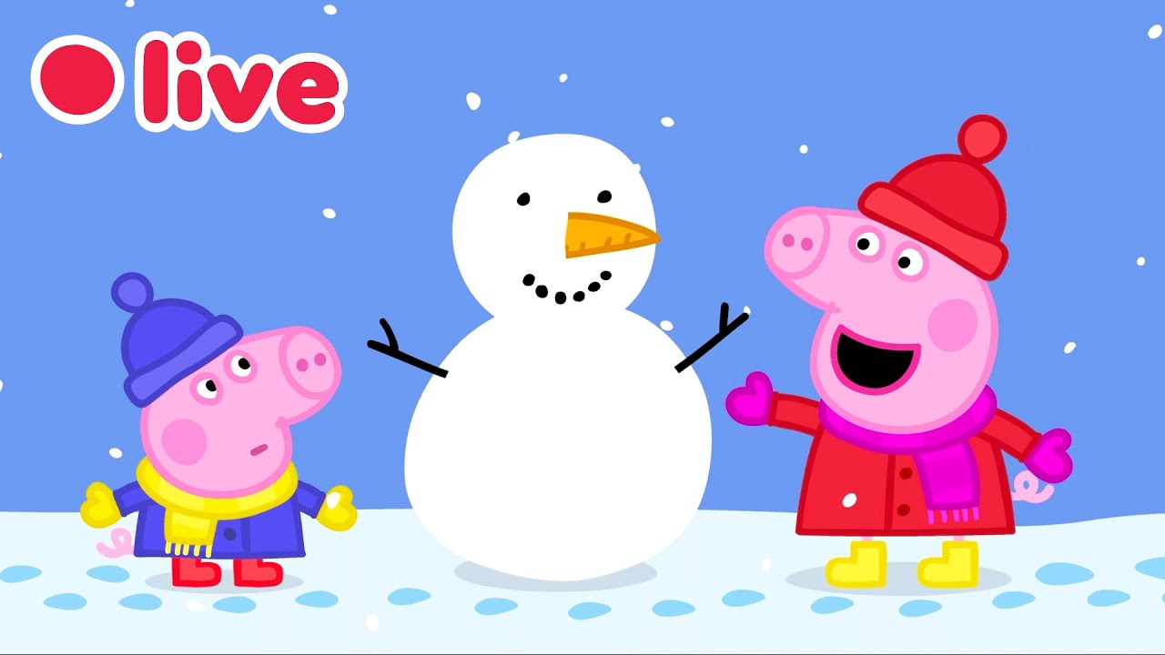 🔴 LIVE Peppa Pig Christmas Episodes! 🎄 Peppa Pig Full Episodes ☃️ Peppa Pig at Christmas