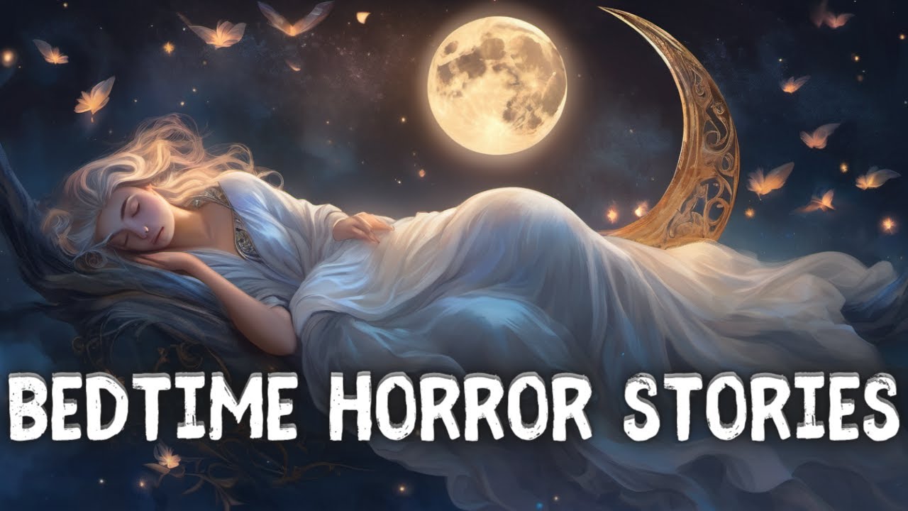 8 Hours of Scary Bedtime Stories 🛌 Black Screen | Whispers and Rain |