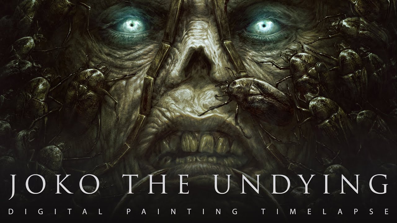 Digital Art Painting - Fantasy Art - Guild Wars 2 - How To Paint Palawa Joko - Timelapse