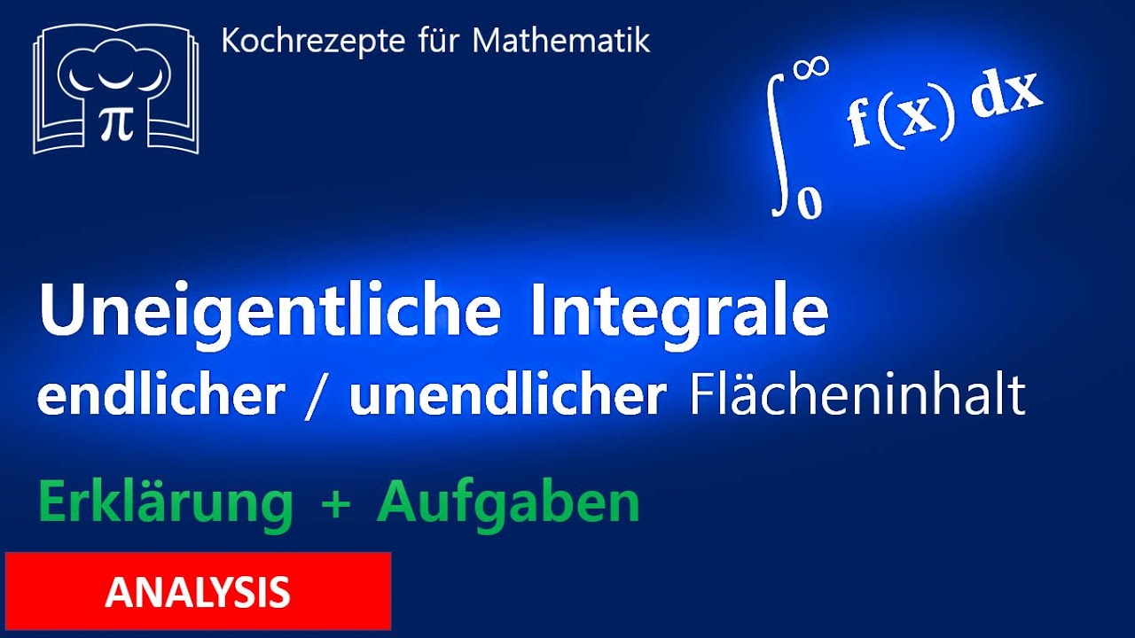 Uneigentliche Integrale, endliche und unendliche Fl&auml;chen, Grenzwert