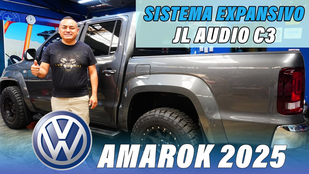 VOLKSWAGEN AMAROK 2025 SISTEMA EXPANSIVO JL AUDIO C3-650.
