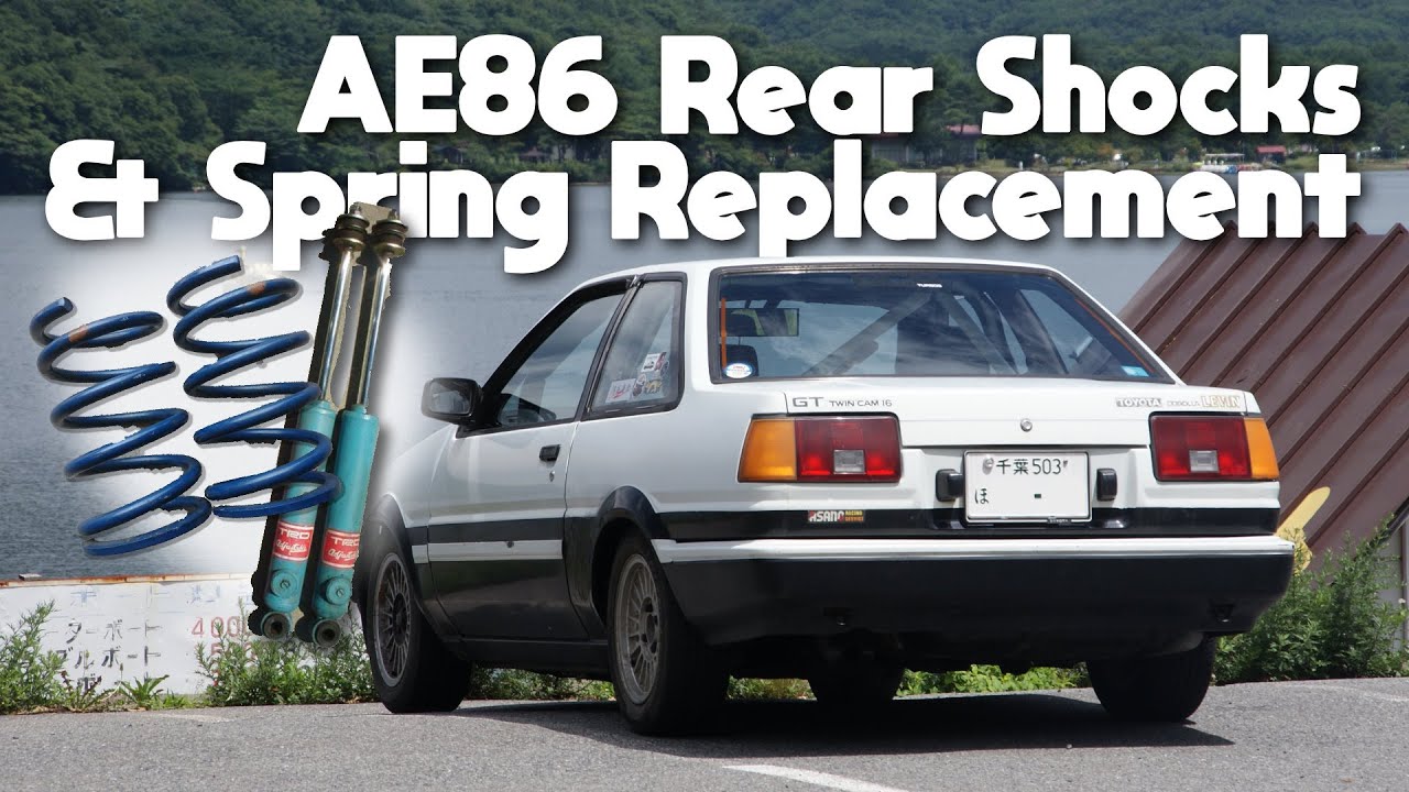 How To: Replacing Rear Springs & Shocks on an AE86 Toyota Corolla Levin/ Sprinter Trueno