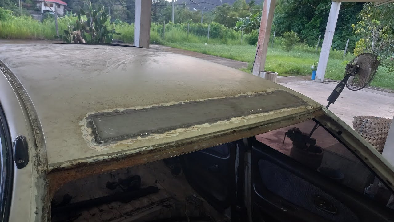 Restore/Repair MIG welding Proton Wira part1
