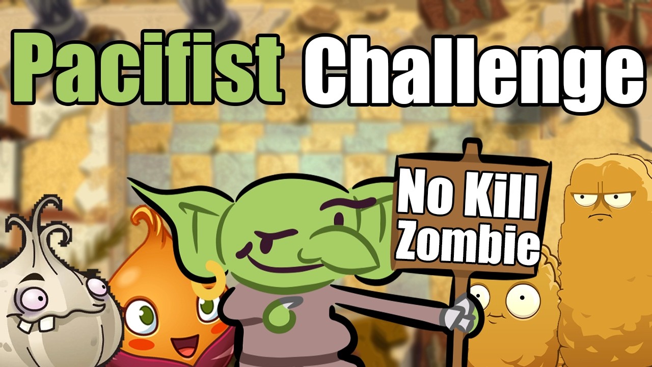 Can You Beat Plants VS Zombies Without EVER KILLING A ZOMBIE?