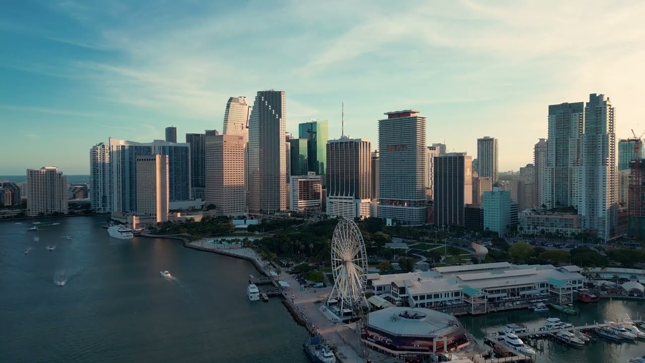 Aerial Journey into Downtown Miami (4K Drone Footage)