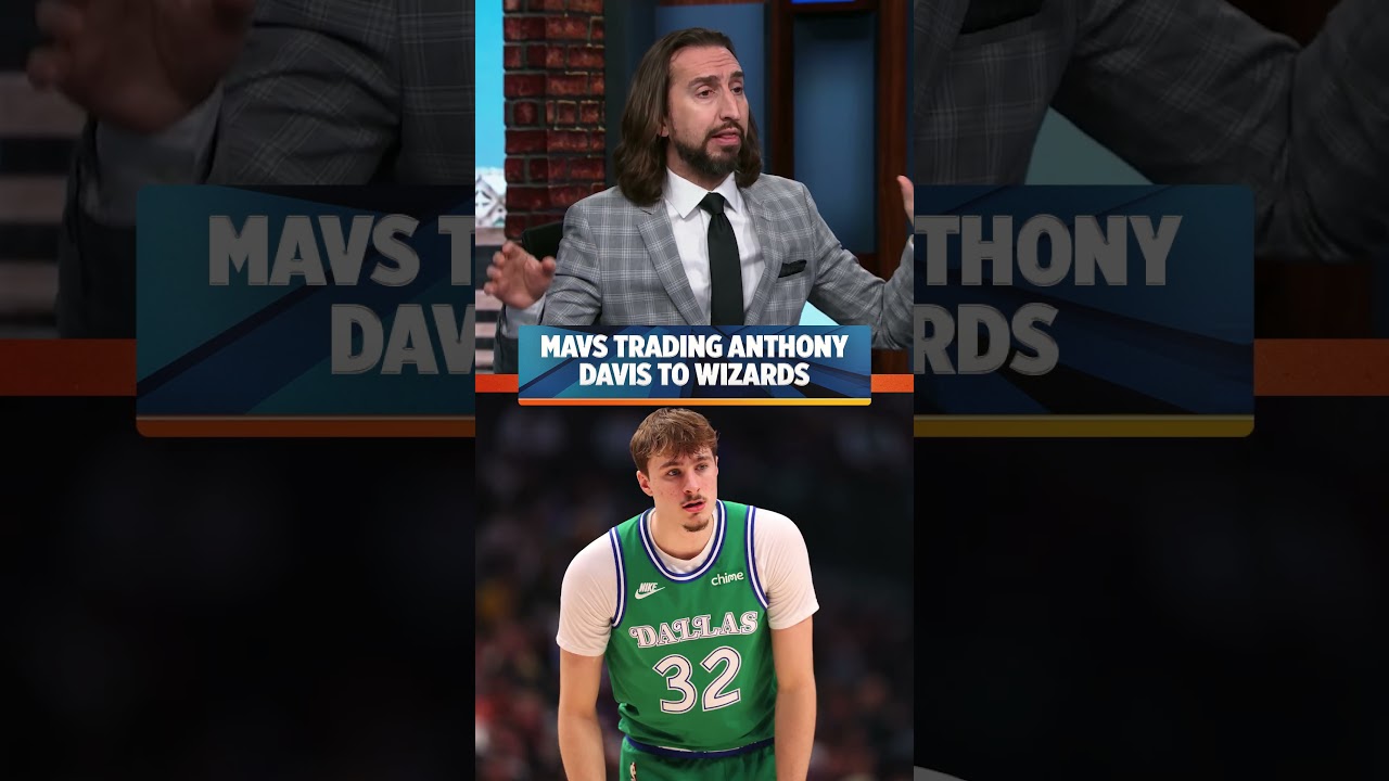 Nick reacts to AD getting traded to the Wizards #nba #anthonydavis #mavs