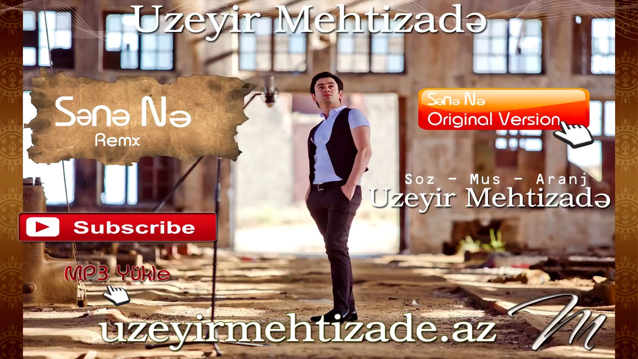 Uzeyir Mehdizade   Sene Ne   Yep Yeni    MIX CLUB   AUTO REMIX