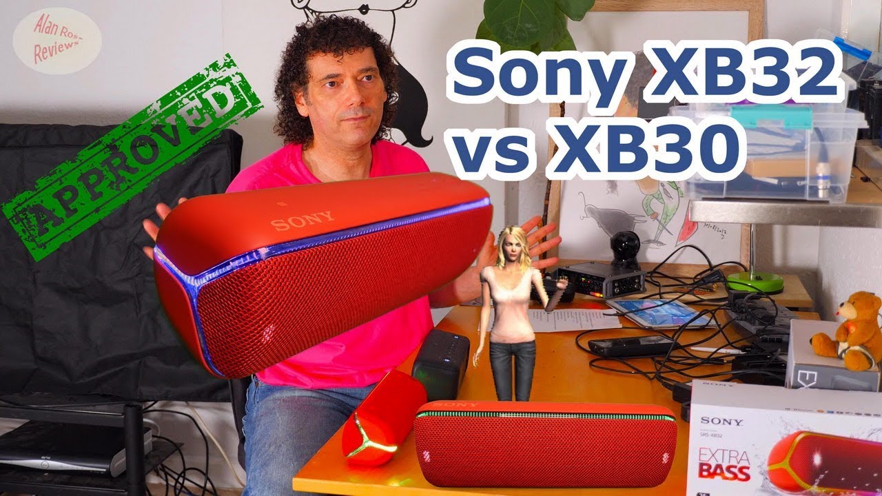 Sony xb32 vs xb30 review - sound modes tested - bass test - loudness comparison