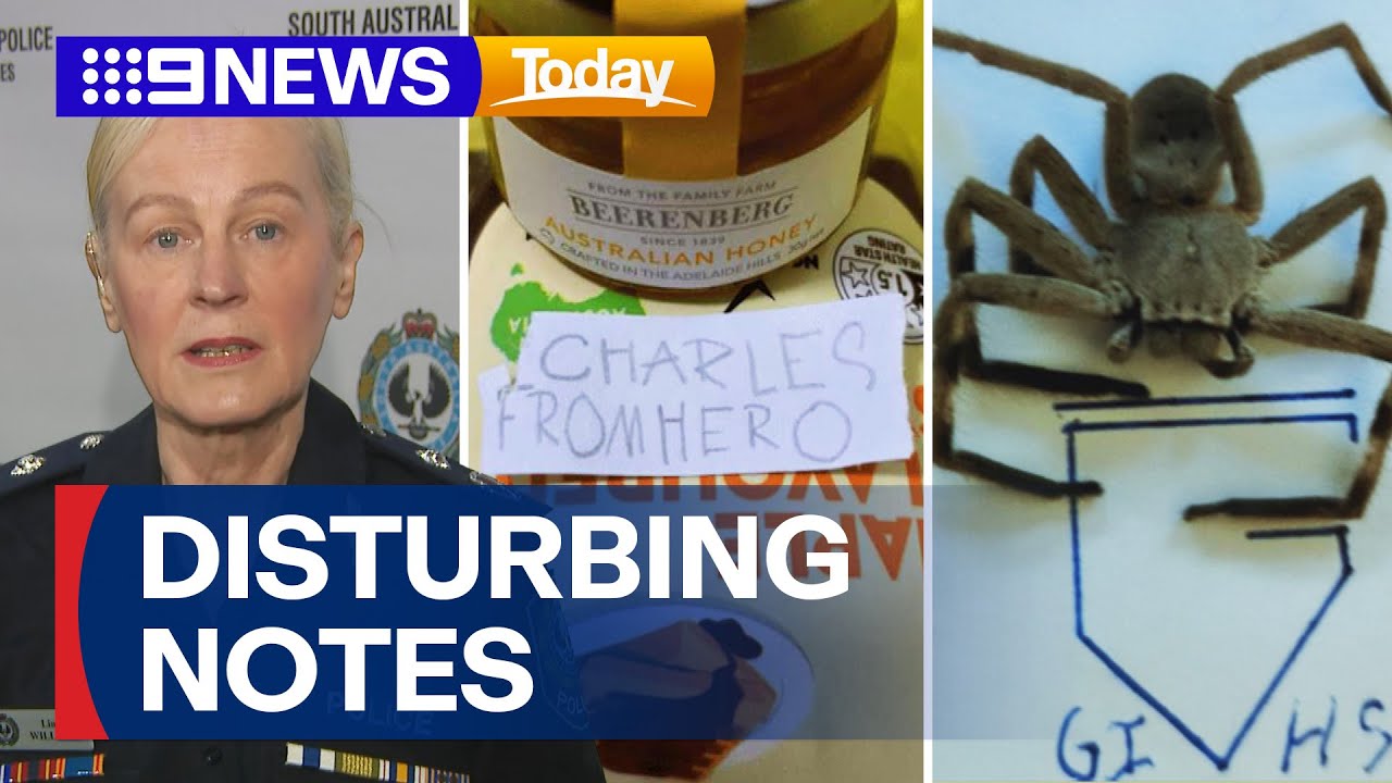 SA Police baffled by high school receiving disturbing notes | 9 News Australia