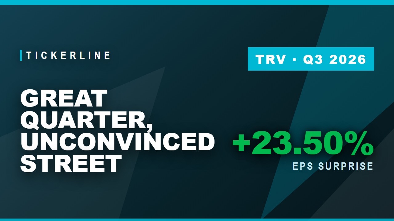 The Travelers Companies (TRV) Q3 FY2026: $9.18 EPS vs $7.43 Expected, Wall Street Still Says Hold