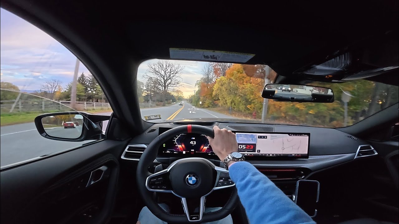 Relaxed Evening Drive (binaural audio)| 2025 BMW M240i xDrive 