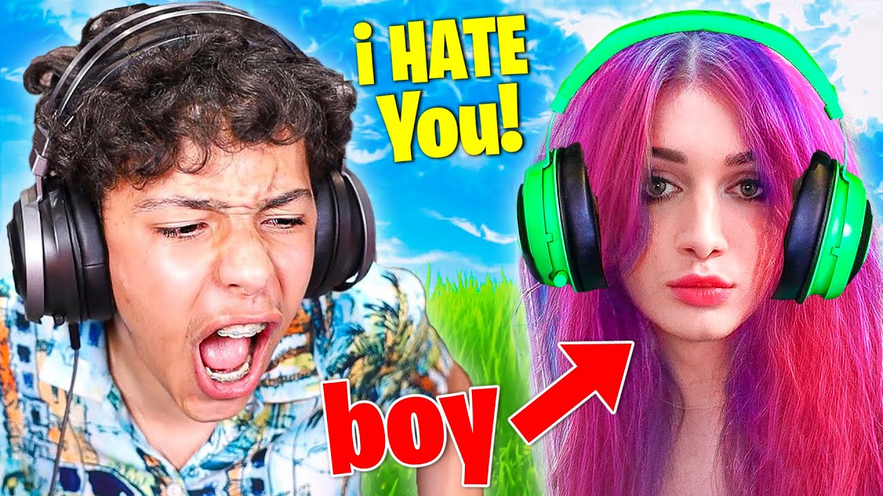 Voice Trolling him as a GIRL in Fortnite!