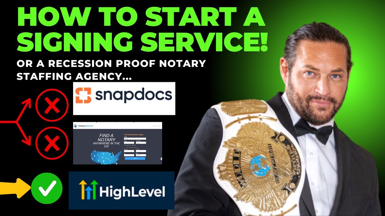 Starting a Notary Signing Service Business (Agency): My $300,000/Year Blueprint