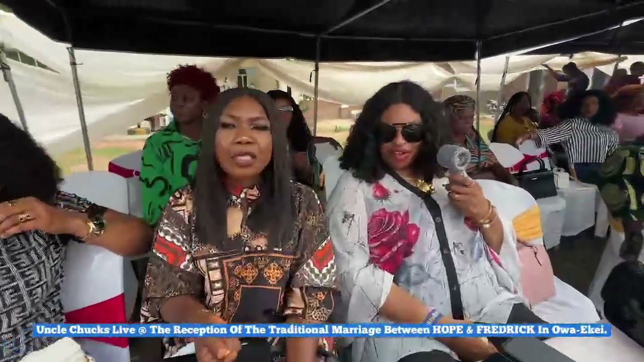 Uncle Chucks Live @ The Reception Of The Traditional Marriage Between HOPE & FREDRICK In Owa-Ekei.