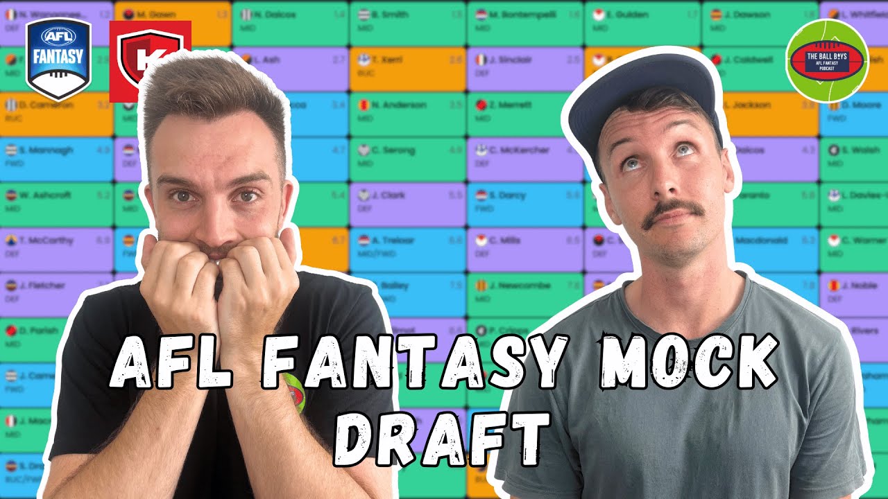 AFL Fantasy Community Mock Draft