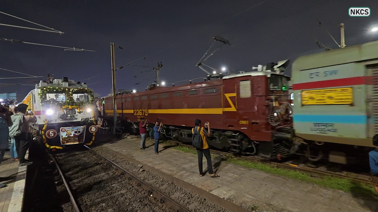 6 Hours MGR Chennai Central to KSR Bengaluru Mail Night Journey | Station Skips | Indian Railways