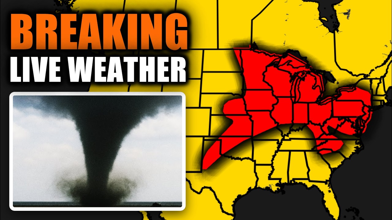 🔴 LIVE - PDS TORNADO WARNING IN IOWA - CHASERS ON STORMS...