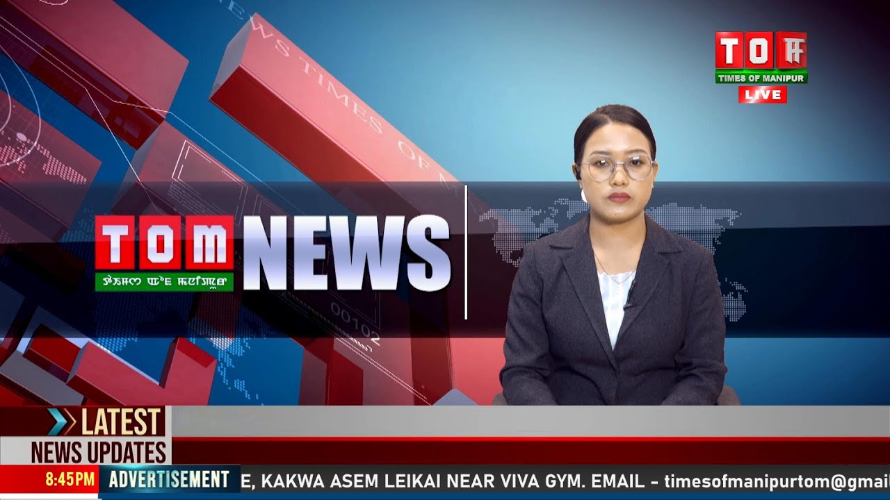 LIVE | TOM TV 8:00 PM MANIPURI NEWS, 15 JAN 2025
