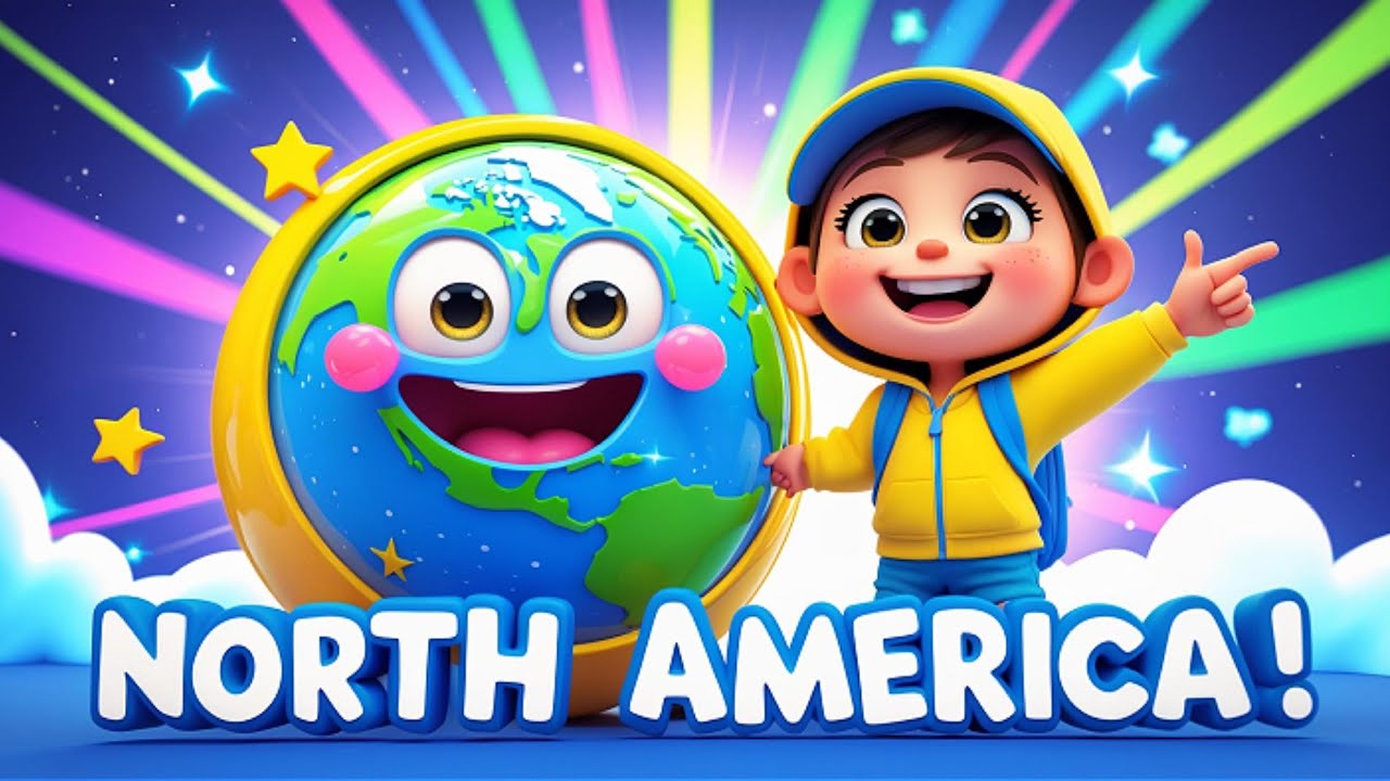 🗺️🌈 North America Song for Kids🍁🌮 🌎 | Learn Countries, Culture & Nature! #learningisfun