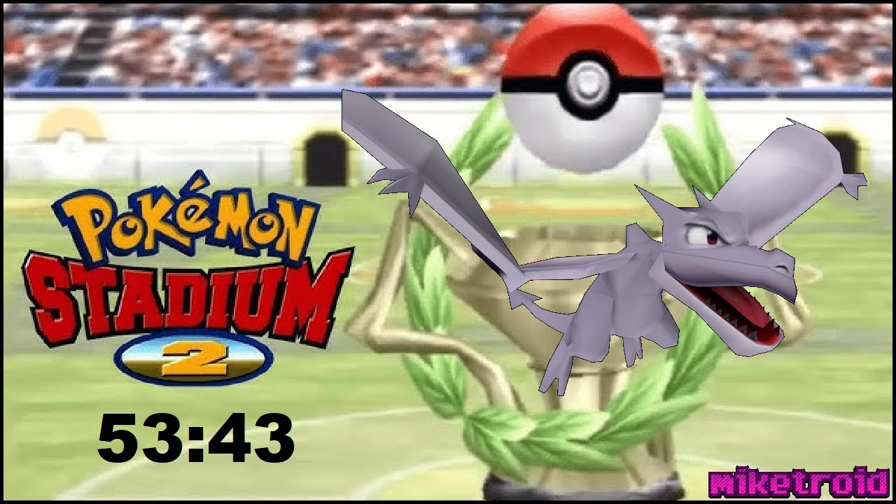 Pokémon Stadium 2 - Challenge Cup [Master Ball] Blindfolded in 53:43