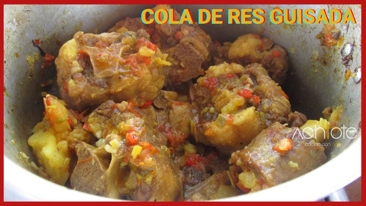 COLA DE RES GUISADA | Una receta típica que vale la pena intentar en Casa