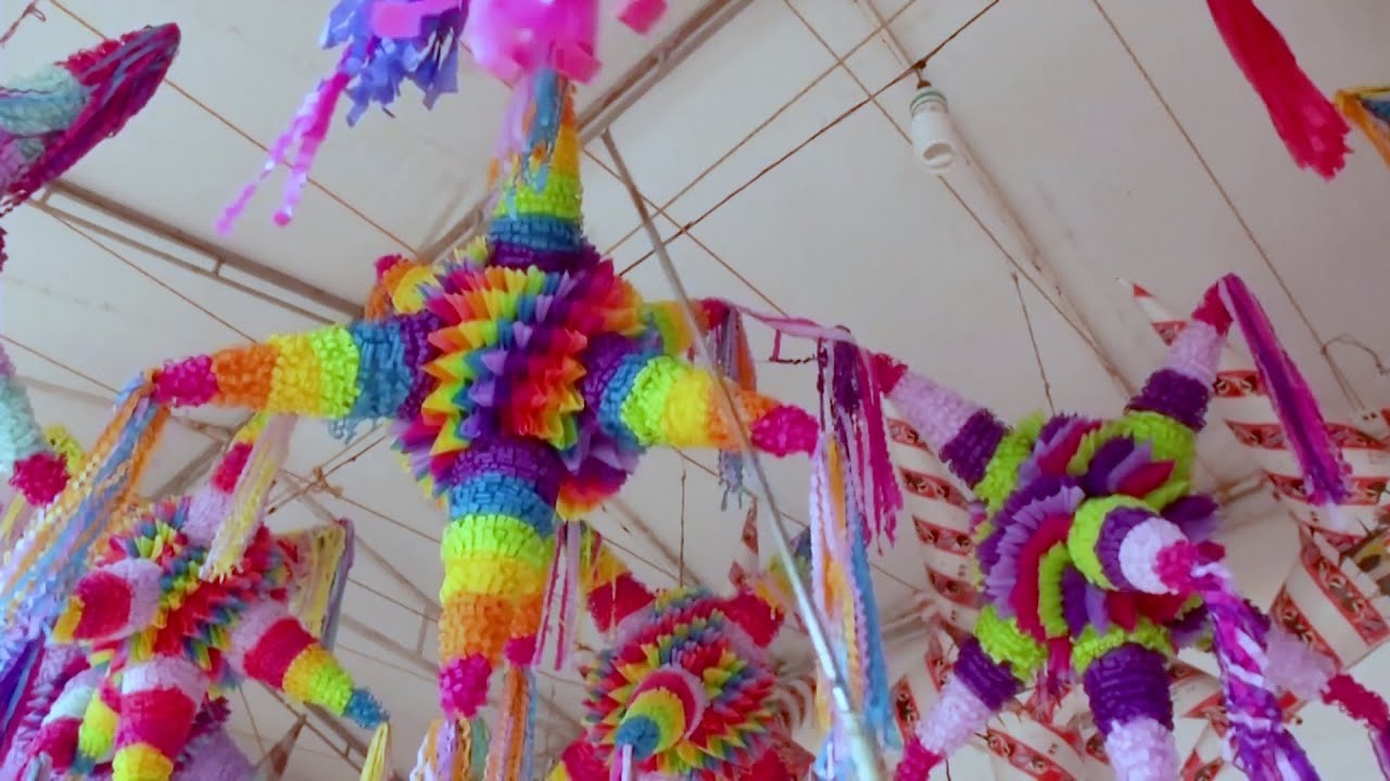 Smashing Pinatas Are a Part of the Holidays in Mexico