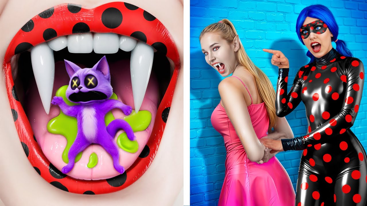Who Killed CatNap? Ladybug Became Detective! Vampire Vs Mermaid Vs Spider Man