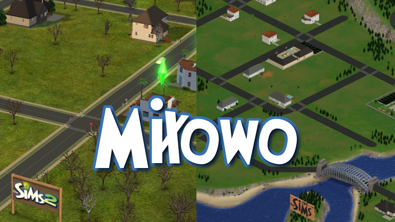 Zrobiłam Miłowo w The Sims 1 i jest jakie jest.