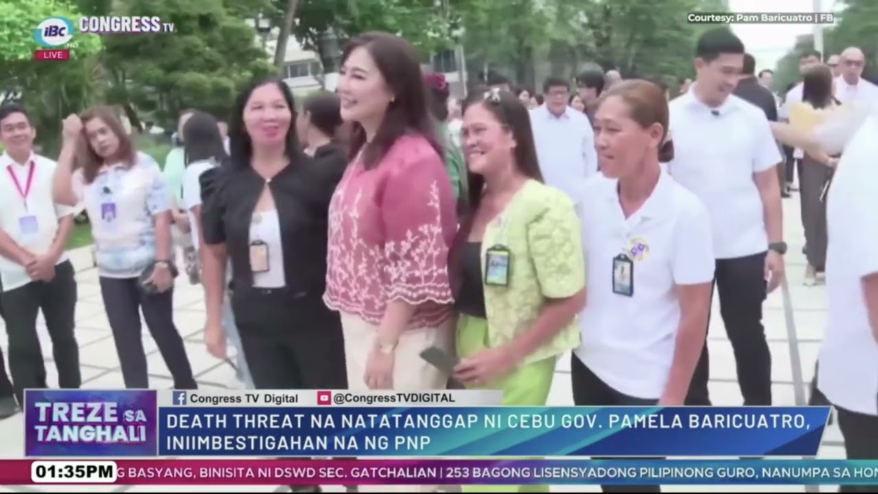 Death Threat na natatanggap ni Cebu Governor Pamela Baricuatro, iniimbestigahan na ng PNP.