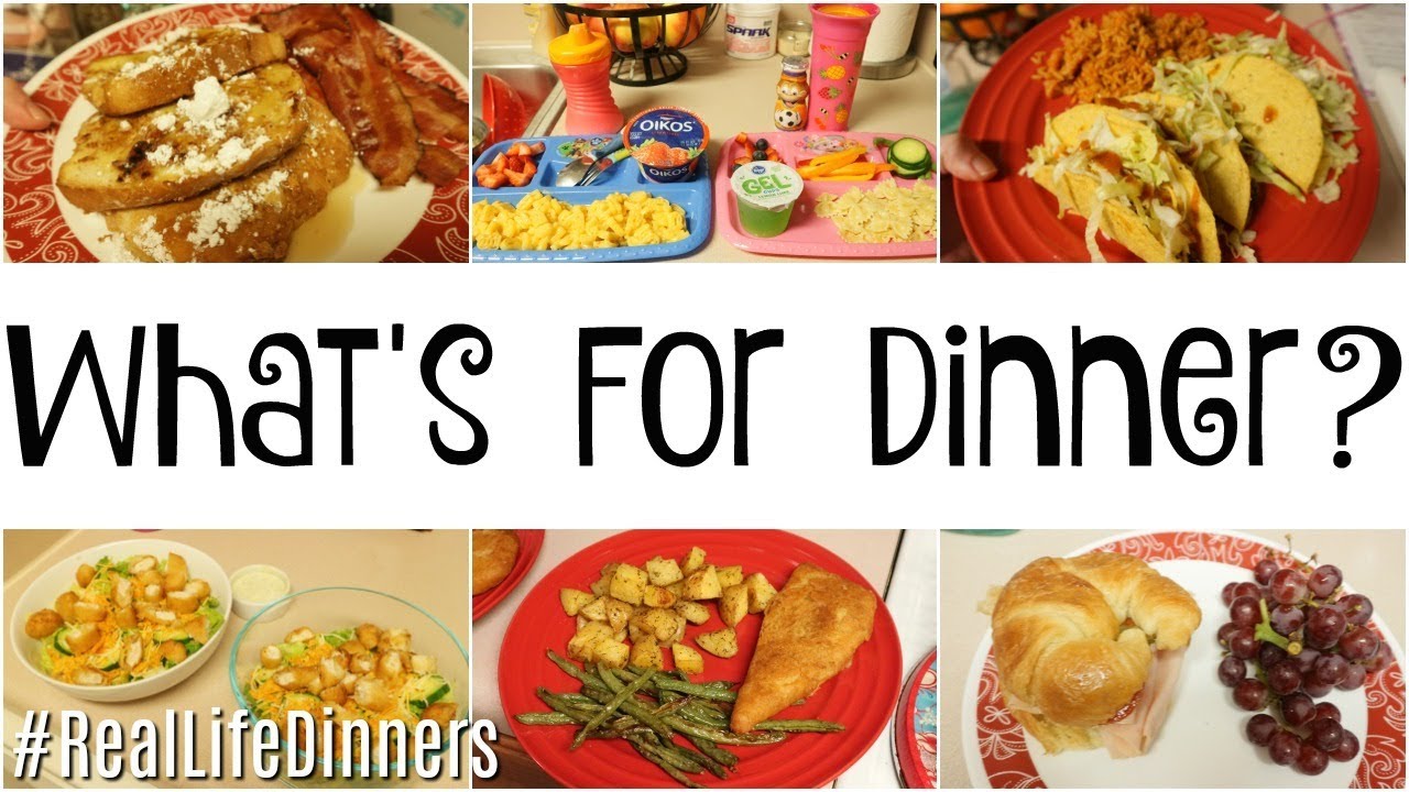 What's For Dinner? | A Week of Our #RealLifeDinners (07.30-08.05)