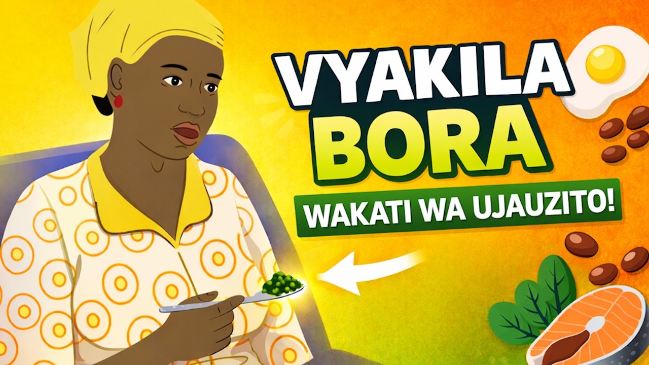 Eating for a healthy pregnancy* Swahili