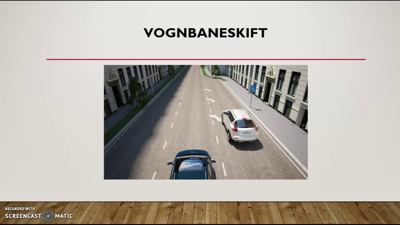 Vognbaneskift og sammenfletning