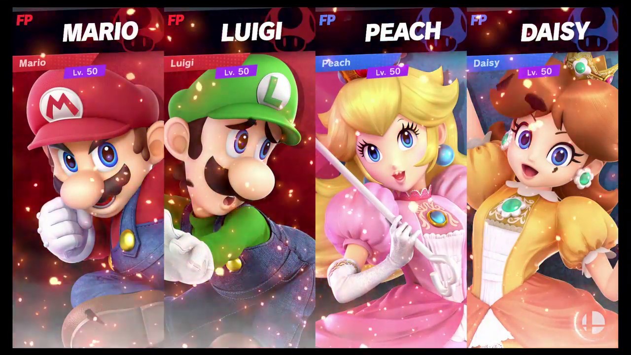 Super Smash Bros Ultimate Amiibo Fights   Request #5467 Brothers vs Princesses 2