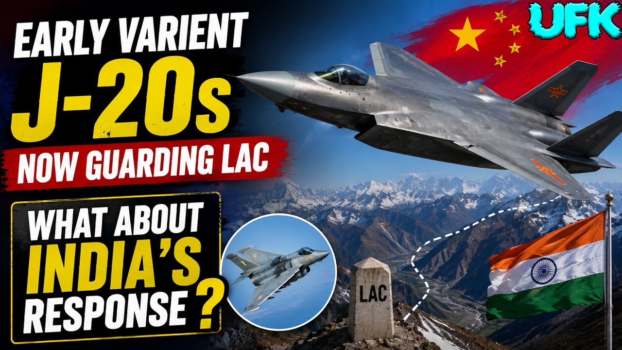 Is India Ready? China Positions 5th-Gen J-20 Fighters 400km from LAC
