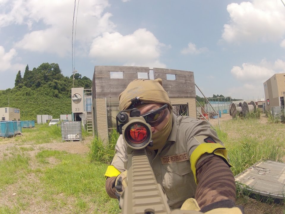 Airsoft gameplay サバゲー ヘッドショット at Headshot in Chiba, Japan
