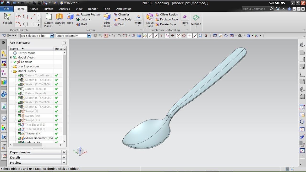 Siemens NX Spoon